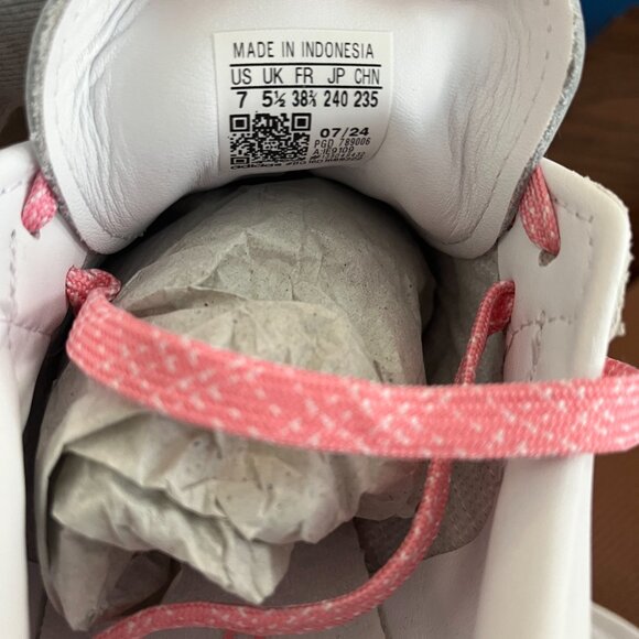 Adidas Sambae Platform Sneakers | White & Bliss Pink | 7 | NWT - Picture 7 of 7